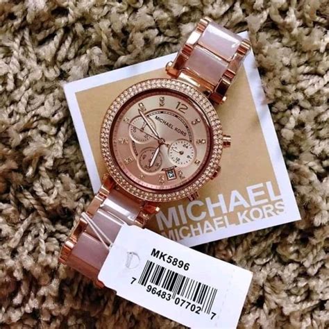 gold and green michael kors watch|mk 58961 watch.